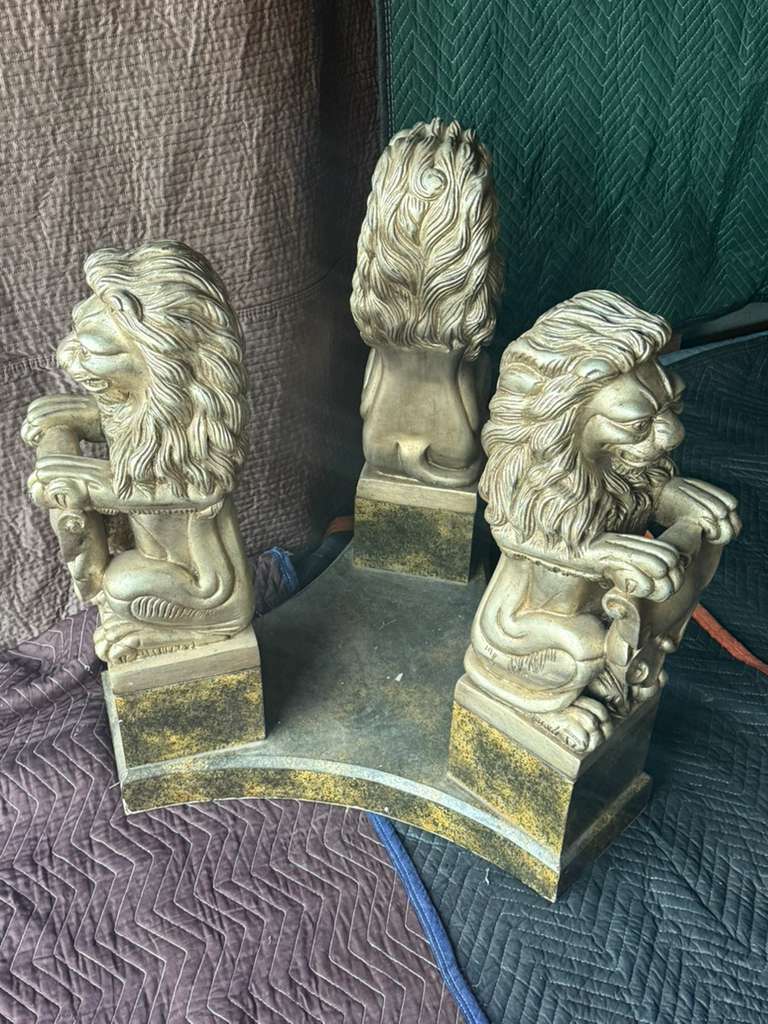 Bronze Lion Sculptures