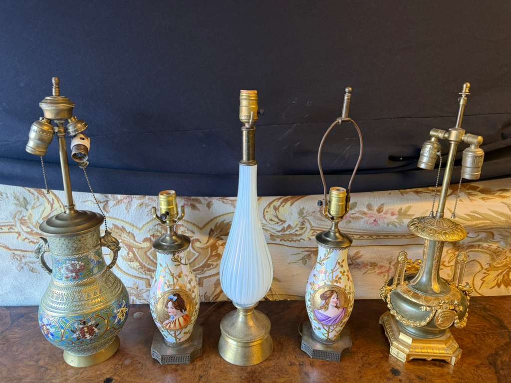 Antique Porcelain Lamps